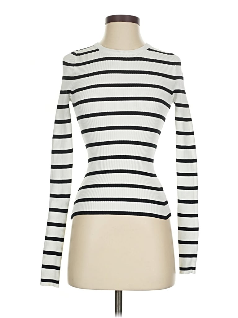 Pre-owned Derek Heart Turtleneck Sweater In White