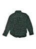 Amazon Essentials 100% Cotton Plaid Green Long Sleeve Button-Down Shirt Size 5 - photo 2