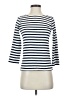 J.Crew Stripes Ivory 3/4 Sleeve Top Size XXS - photo 1