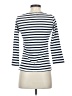 J.Crew Stripes Ivory 3/4 Sleeve Top Size XXS - photo 2