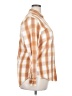 Universal Thread Checkered-gingham Orange Long Sleeve Button-Down Shirt Size XL - photo 4