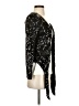 Blaque Label 100% Polyester Silver Black Kimono Size S - photo 4