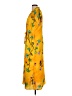 Assorted Brands 100% Polyester Tropical Yellow Casual Dress Size L - photo 5