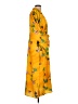 Assorted Brands 100% Polyester Tropical Yellow Casual Dress Size L - photo 4