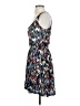 Eight Sixty 100% Rayon Print Blue Casual Dress Size S - photo 5