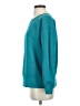 Mondetta 100% Yarn Solid Teal Sweatshirt Size S - photo 5