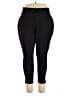 Larry Levine Solid Black Active Pants Size 3X - photo 1