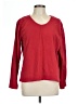 Delicates 100% Polyester Red Pullover Sweater Size L - photo 1