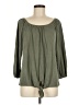 Green Envelope Green 3/4 Sleeve Blouse Size M - photo 1
