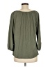 Green Envelope Green 3/4 Sleeve Blouse Size M - photo 2