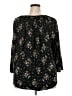 Chaps Black 3/4 Sleeve Blouse Size 2X - photo 2
