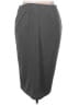 Avenue Solid Gray Formal Skirt Size 18 - photo 1