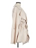 Shein 100% Polyester Ivory Trenchcoat Size 6 - photo 4