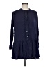 one the land 100% Polyester Blue Long Sleeve Blouse Size M - photo 1