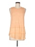 MICHAEL Michael Kors Orange Sleeveless Top Size M - photo 1