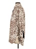 Lyssé Animal Print Brown Tan Long Sleeve Blouse Size XS - photo 5