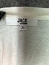 Jack by BB Dakota Stripes White Pullover Sweater Size L - photo 7