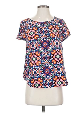 Yumi Kim Short Sleeve Silk Top (view 1)