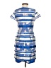 Assorted Brands Graphic Blue Casual Dress Size S - photo 2