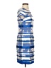 Assorted Brands Graphic Blue Casual Dress Size S - photo 4