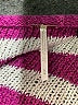 Free People Stripes Purple Pink Pullover Sweater Size M - photo 3
