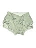 Fabletics 100% Polyester Polka Dots Green Shorts Size XS - photo 1
