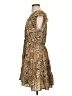 Shein 100% Polyester Paisley Brown Casual Dress Size 12 - photo 5