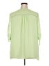 Investments 100% Polyester Green 3/4 Sleeve Blouse Size 2X - photo 2
