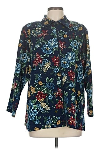 BonWorth 3/4 Sleeve Blouse (view 1)