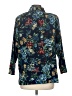 BonWorth 100% Polyester Floral Blue 3/4 Sleeve Blouse Size M (petite) - photo 2
