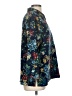 BonWorth 100% Polyester Floral Blue 3/4 Sleeve Blouse Size M (petite) - photo 4