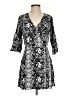 Bebop Paisley Black Casual Dress Size L - photo 1