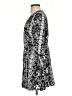 Bebop Paisley Black Casual Dress Size L - photo 5