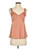 Harlyn 100% Polyester Orange Tan Sleeveless Blouse Size XS - photo 1