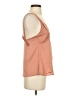 Harlyn 100% Polyester Orange Tan Sleeveless Blouse Size XS - photo 4