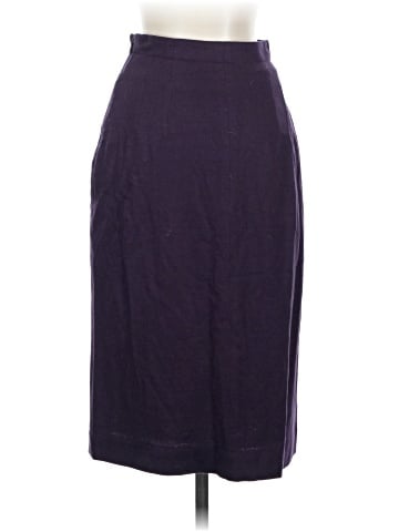 Linda Allard Ellen Tracy Wool Skirt (view 2)