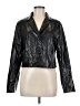 DAZY 100% Polyurethane Metallic Black Jacket Size M - photo 1