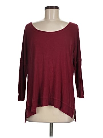 Bordeaux 3/4 Sleeve T-Shirt (view 1)