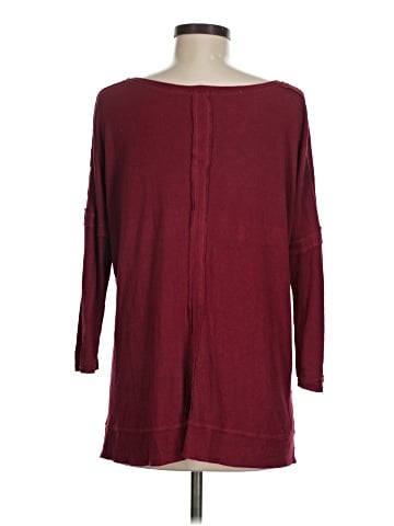 Bordeaux 3/4 Sleeve T-Shirt (view 2)