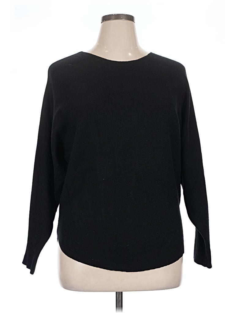 Pre-owned Vila Milano Pullover Sweater In Black