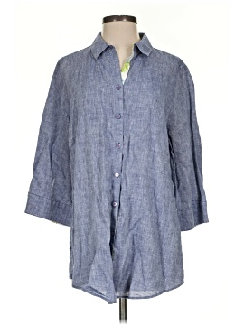 Haut Femme Chico's - Taille 1 - Manches Longues - Couleur Tempo Teal - Neuf Sans étiquettes