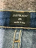 Just Black Hearts Blue Jeans Size 26 waist - photo 4