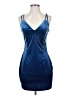 by the way. 100% Polyester Blue Cocktail Dress Size S - photo 1