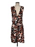 Bebe Print Orange Cocktail Dress Size S - photo 1