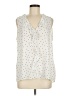 Vince Camuto Polka Dots Ivory Sleeveless Blouse Size M - photo 1