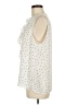 Vince Camuto Polka Dots Ivory Sleeveless Blouse Size M - photo 5