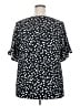 Torrid 100% Polyester Polka Dots Black Short Sleeve T-Shirt Size 2X Plus (2) - photo 2