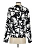 Halston 100% Polyester Print Black Long Sleeve Blouse Size S - photo 2