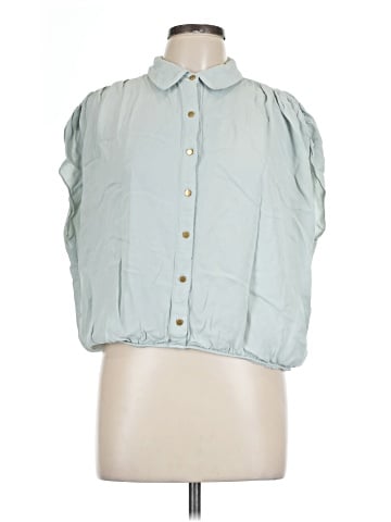 Donna Karan New York Sleeveless Button-Down Shirt (view 1)