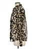Guess 100% Polyester Animal Print Brown Long Sleeve Blouse Size L - photo 5